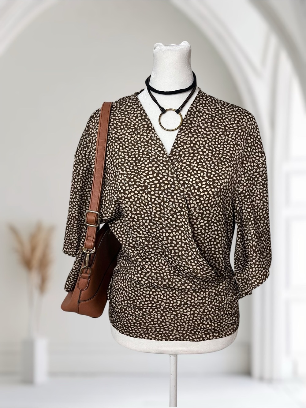 SHEIN Wrap Crop Top Size S